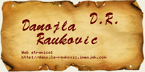 Danojla Rauković vizit kartica